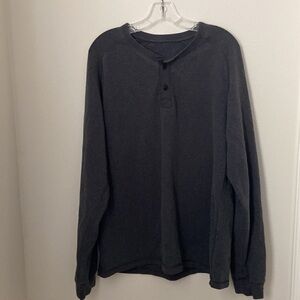 Lululemon Dark Gray Long Sleeve Henley